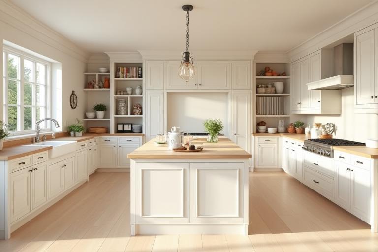 Spacious family-friendly kitchen with ample storage