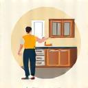 Icon representing kitchen installation